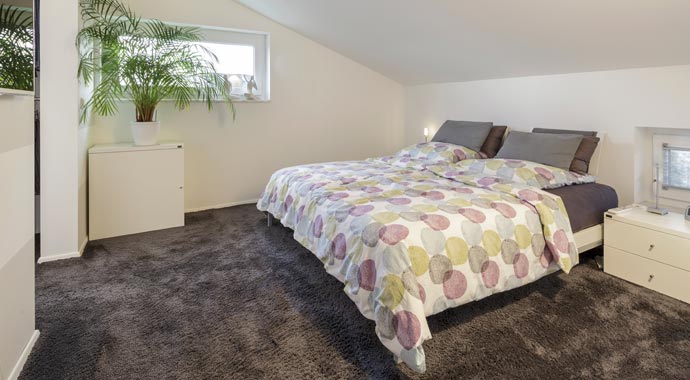 Luxhaus Pultdachhaus Klassik 233 Schlafzimmer