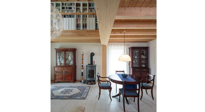 Essbereich Kundenhaus Erle2 von Stommel Haus