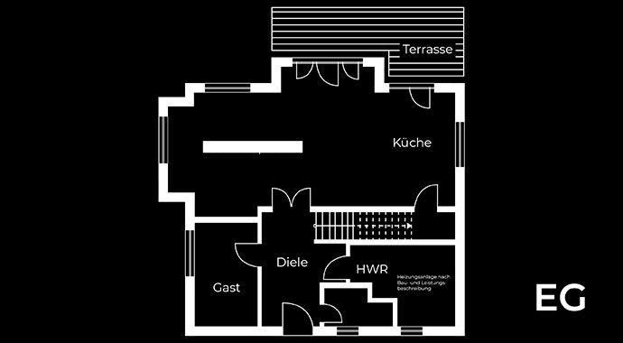Grundriss Erdgeschoss Sento 403 von FingerHaus
