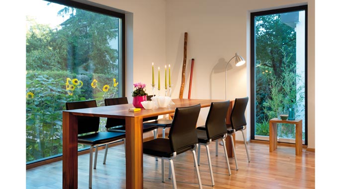 SchwörerHaus Anbau Dergeloo - FlyingSpace Essbereich