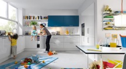 Familienküchen Familienküche uni gloss von Schüller