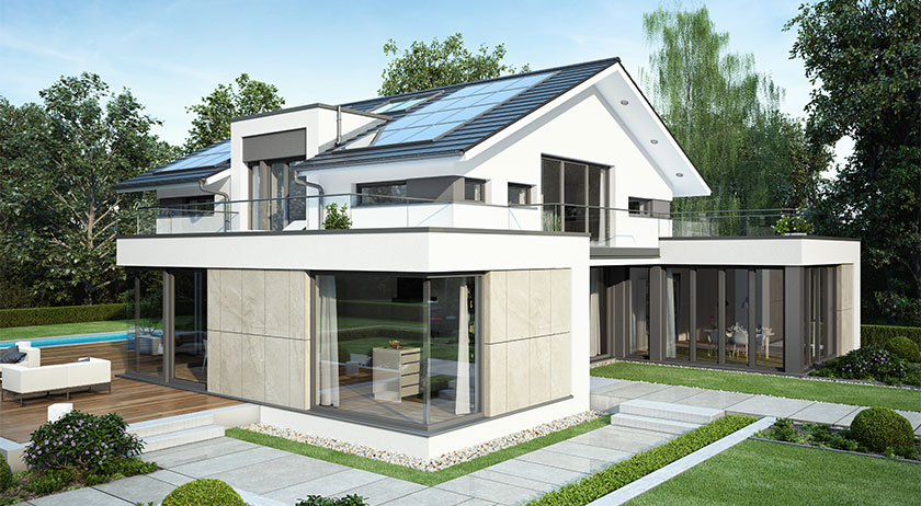 Bien-Zenker Stadtvilla Concept-M 211 Mannheim Außenansicht