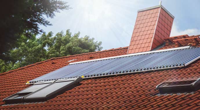 Solarthermie-Anlage von Paradigma