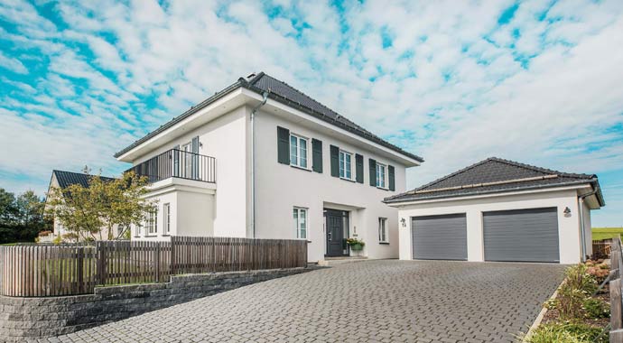 Außenansicht Fertighaus Suro von Fingerhut Haus