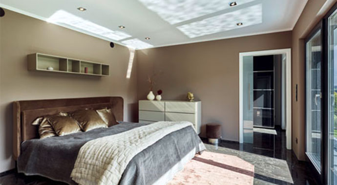 Schlafzimmer Pudellek von Fertighaus WEISS