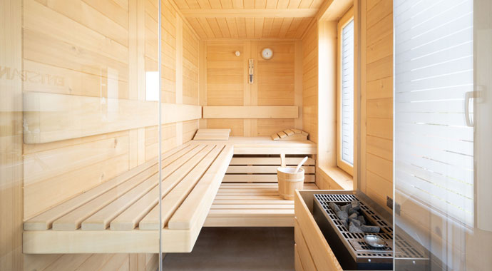 Sauna Haus Moosthenning von Regnauer Hausbau