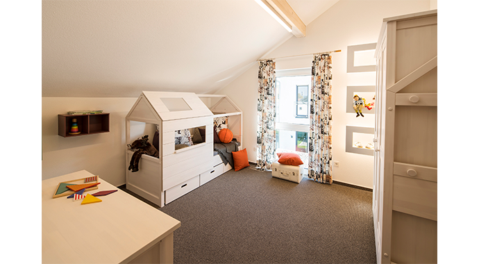 FingerHaus Musterhaus Neo Kinderzimmer