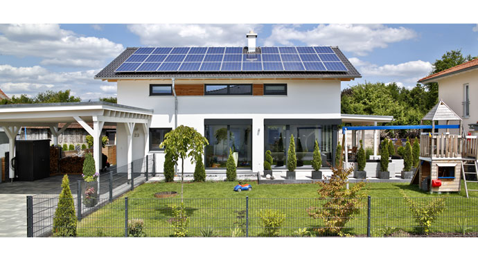 Regnauer Hausbau Haus Bruckberg Außenansicht