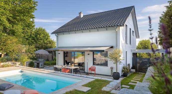 Außenansicht Kundenhaus Schuller von SchwörerHaus