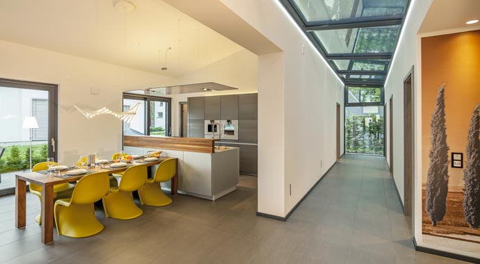 Luxhaus Open Musterhaus Fellbach Küche