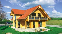 Außenansicht Musterhaus Hohenlohe