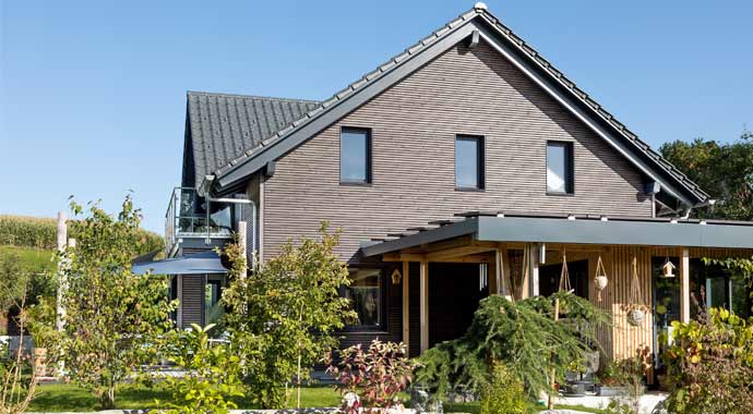 Außenansicht Kundenhaus Elfenberg von SchwörerHaus