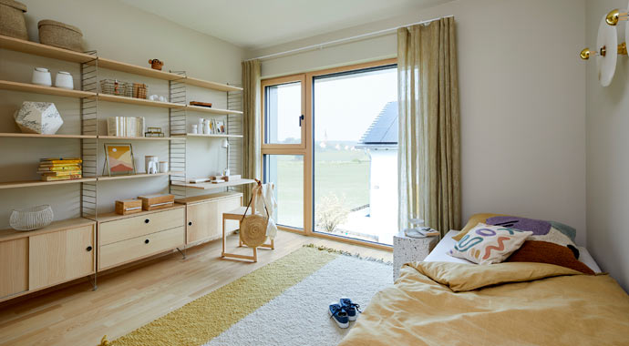 Kinderzimmer Musterhaus Schwarzwald von Bau-Fritz