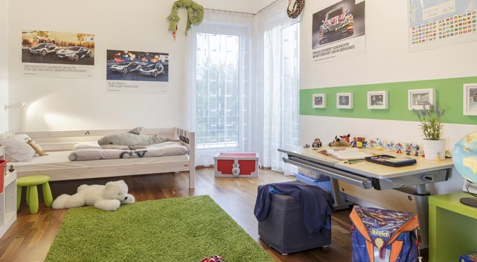 Luxhaus Pultdachhaus Klassik 233 Kinderzimmer