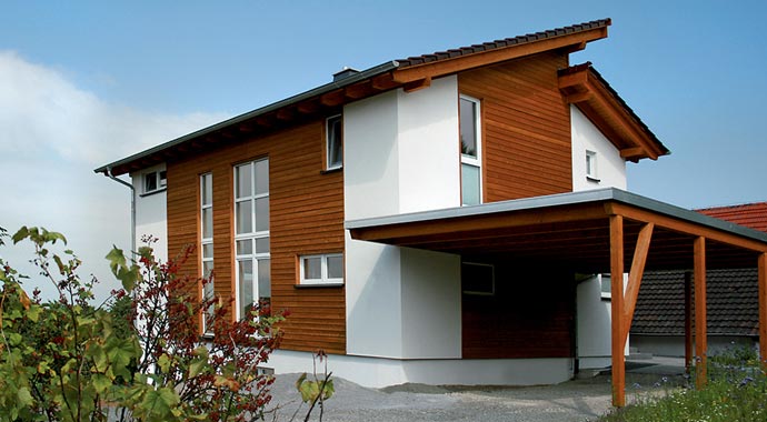 Individuelles Fertighaus aus Holz von Sander Haus