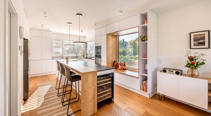 Küche Bauhaus auf Bestandskeller von Meisterück-Haus