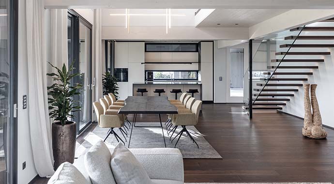 Wohn-, Ess-, Kochbereich | Foto: Griffnerhaus