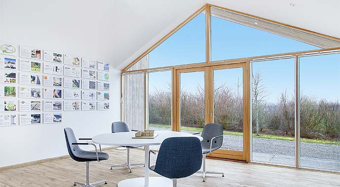 Wohnbereich Biologisches Haus von Kebony