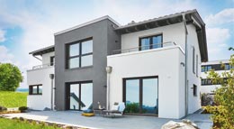 Außenansicht Musterhaus Stuttgart von Fingerhut Haus Außenansicht Musterhaus Stuttgart von Fingerhut Haus