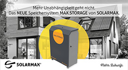Batteriespeichersystem Speichersystem MAX.STORAGE von SOLARMAX