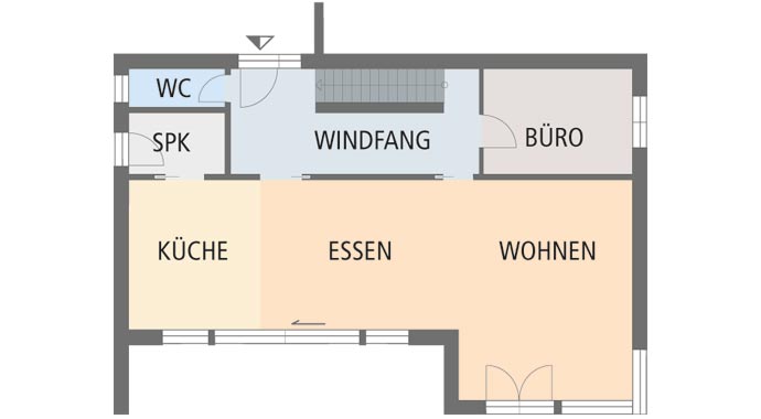 Frammelsberger Haus Design 216 Grundriss Erdgeschoss