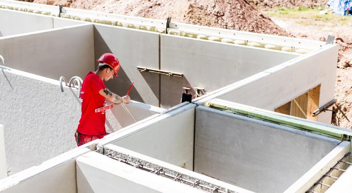 Kellermontage von Glatthaar