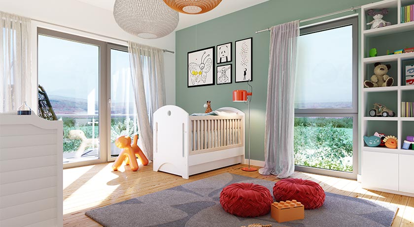 Living Haus Aktionshaus Sunshine 165 V3 Kinderzimmer