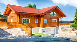 Außenansicht Blockhaus Enztal von LéonWood
