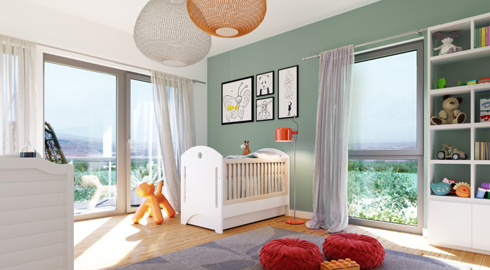 Living Haus Sunshine 165 Kinderzimmer
