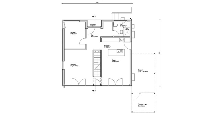 Bittermann & Weiss Kundenhaus Romberg Grundriss EG