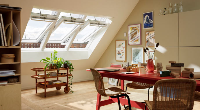 Dachfensterkombination von VELUX