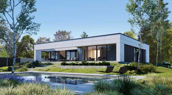 Außenansicht Bungalow Vision 220 von Danwood