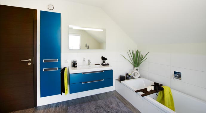 Badezimmer Musterhaus Mannheim – Balance 250 von WeberHaus