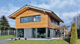 Aktionshaus Außenansicht Haus Heidi von Regnauer Hausbau