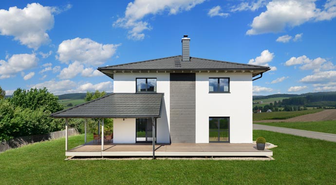 Außenansicht Haus Bongart von Bau-Fritz