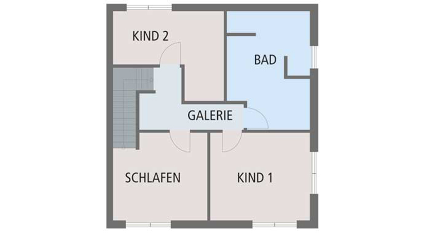 FischerHaus LaTosca Armeria Grundriss Obergschoss