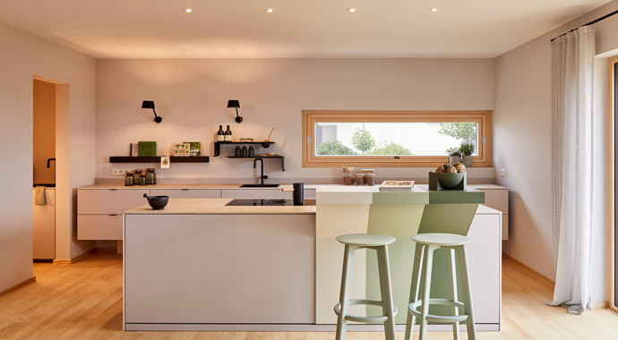 Küche my smart green home von Bau-Fritz