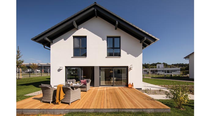 FingerHaus Musterhaus Neo Außenansicht