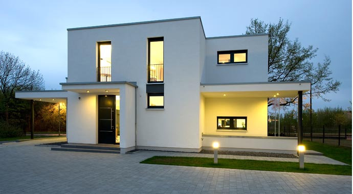 Musterhaus Eiche von Heinz von Heiden Außenansicht