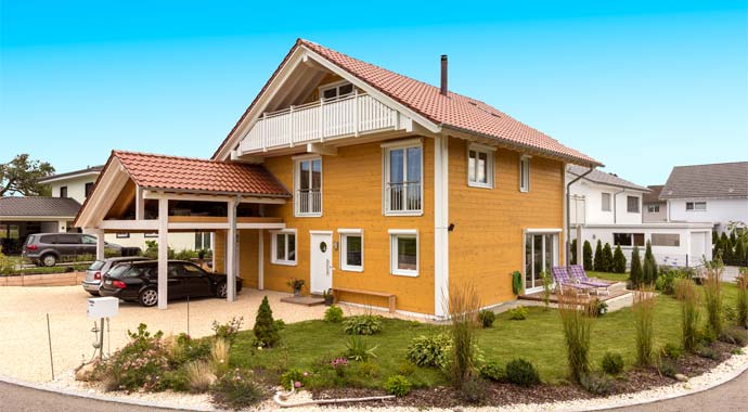 Außenansicht Haus Oberthurgau von Fullwood Wohnblockhaus