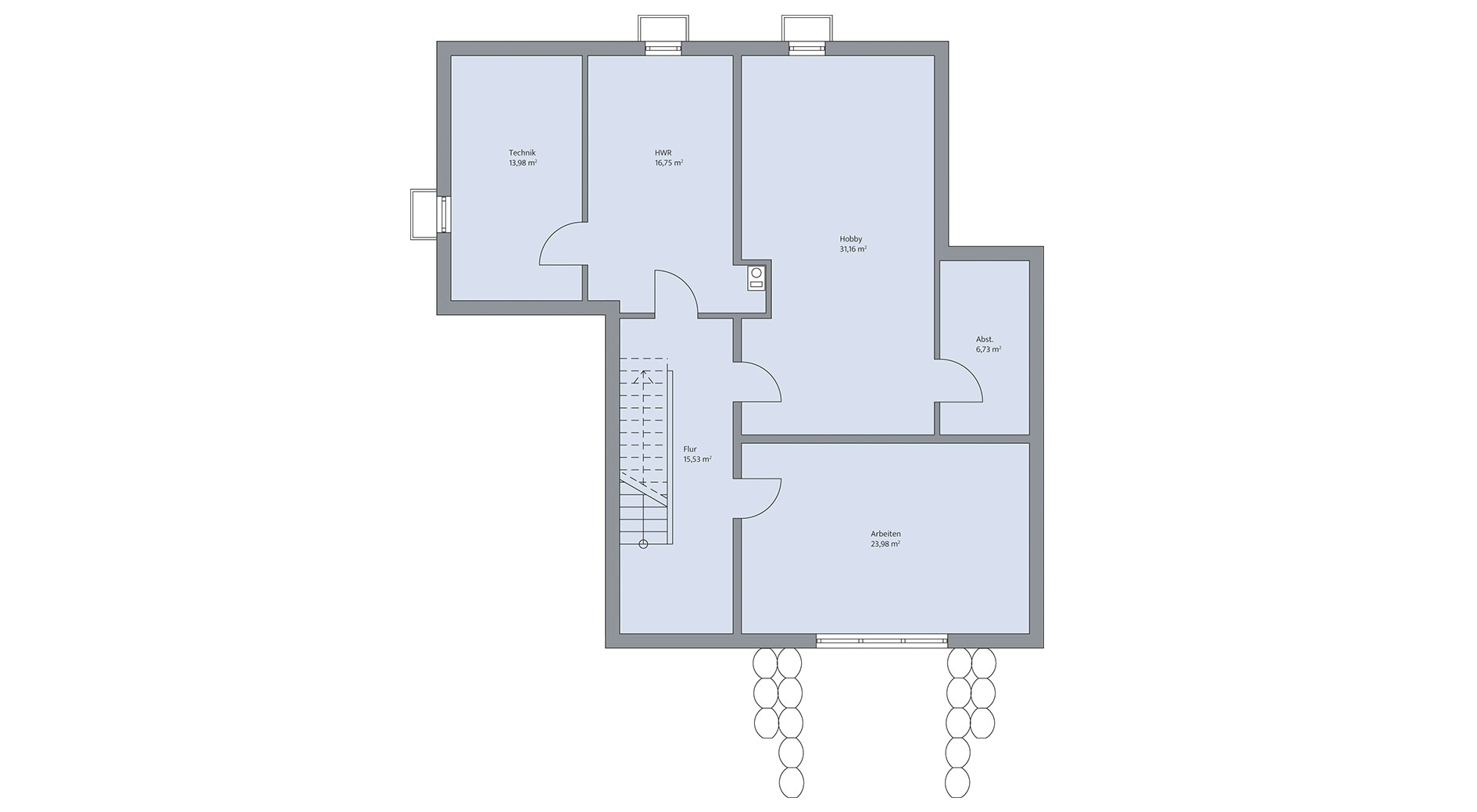 Grundriss Kellergeschoss