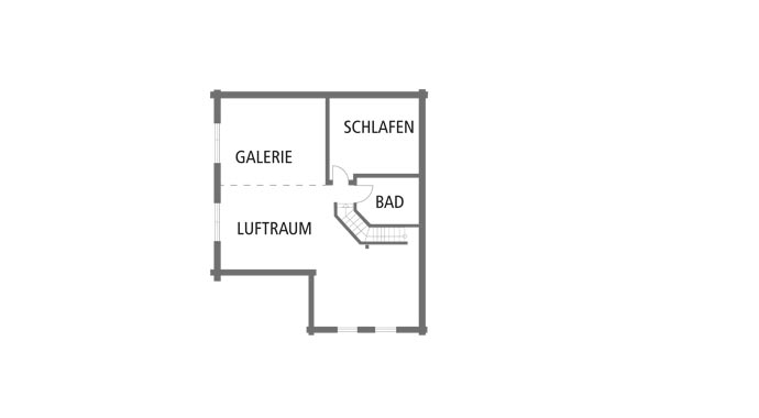 Grundriss Obergeschoss Haus Elzruhe von Fullwood
