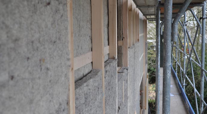 Ökologisch bauen Villgrater Natur Schwafwolledämmung