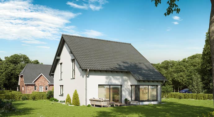 Außenansicht Noblesse 142 edition von Favorit Massivhaus