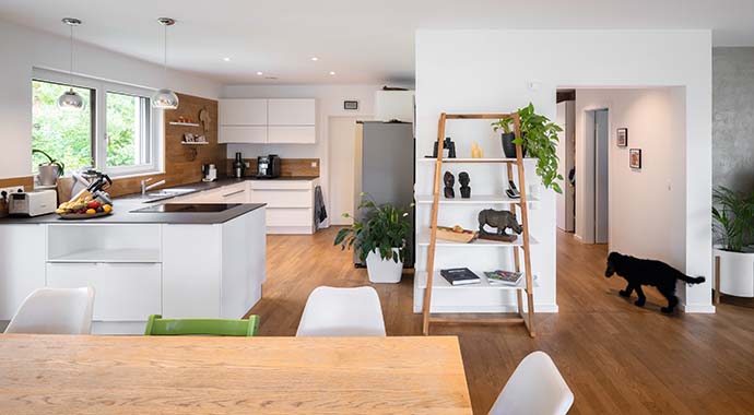 Küche. Foto: WeberHaus