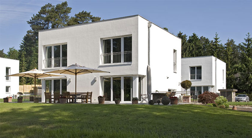 Heinz von Heiden  Jesteburger Sonnenhäuser Außenansicht