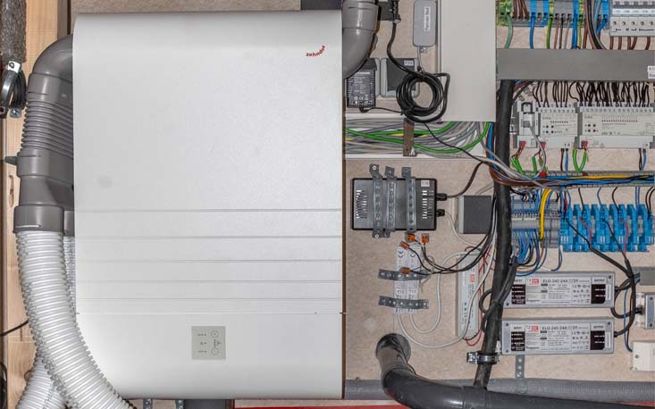 Zehnder Lüftungsanlage im Einsatz Zehnder Lüftungsanlage im Einsatz