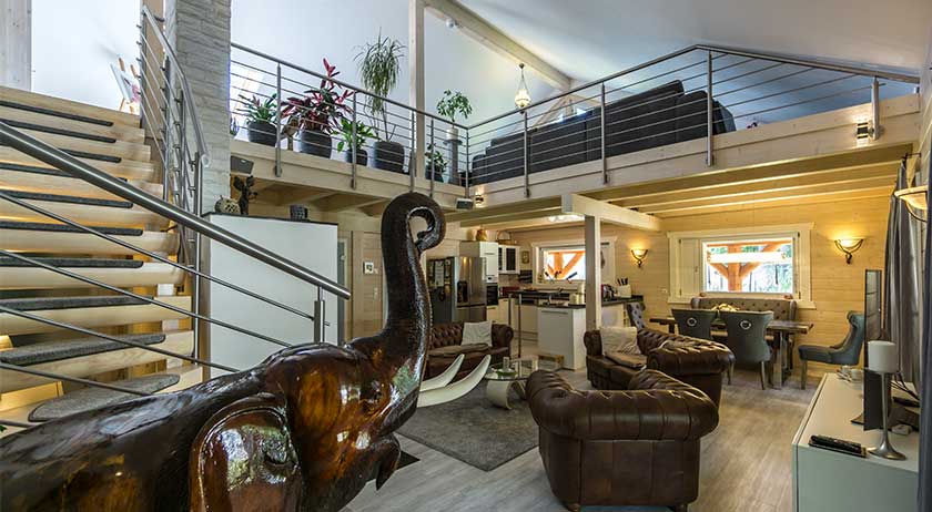 LéonWood Alaska Wohnbereich