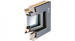 Holz-Alu-Fenster AHF 95 Art-Design von Kneer