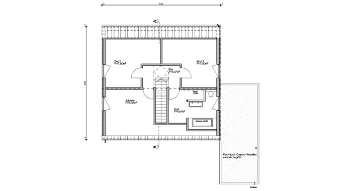 Bittermann & Weiss Kundenhaus Romberg Grundriss OG